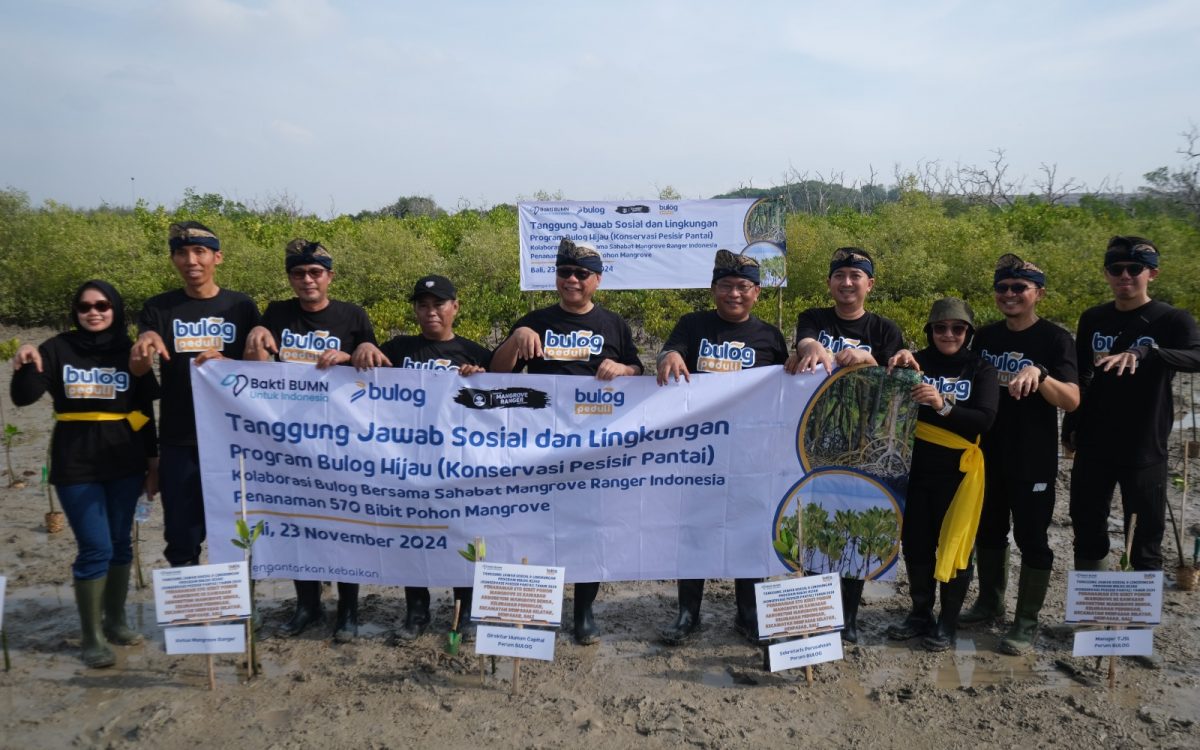 Program BULOG Hijau: Tanam 570 Bibit Mangrove di Bali, Selamatkan Ekosistem Pesisir